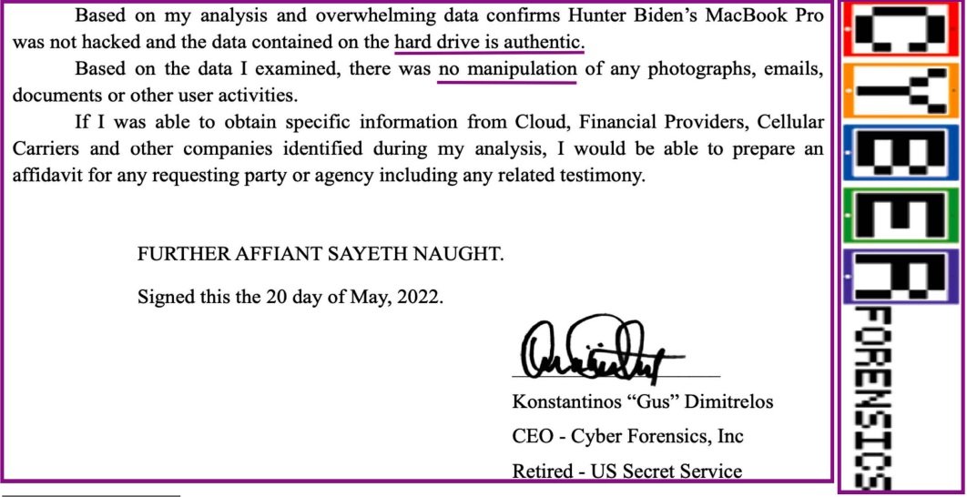 Rapport Marco Polo en français sur l'ordinateur de Hunter Biden - Page