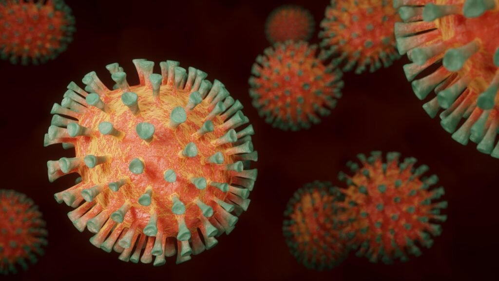 Illustration graphique du coronavirus
