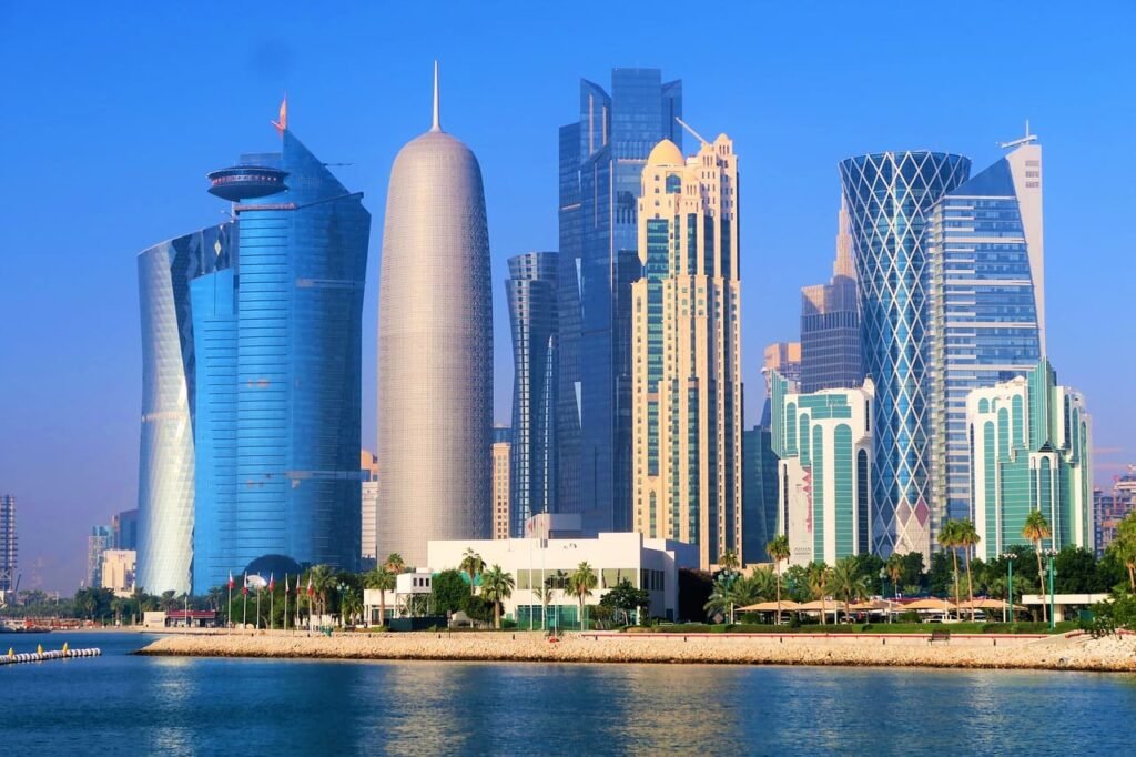 Photo des gratte-ciels du Qatar