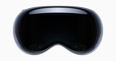 Apple Vision Pro vu de face